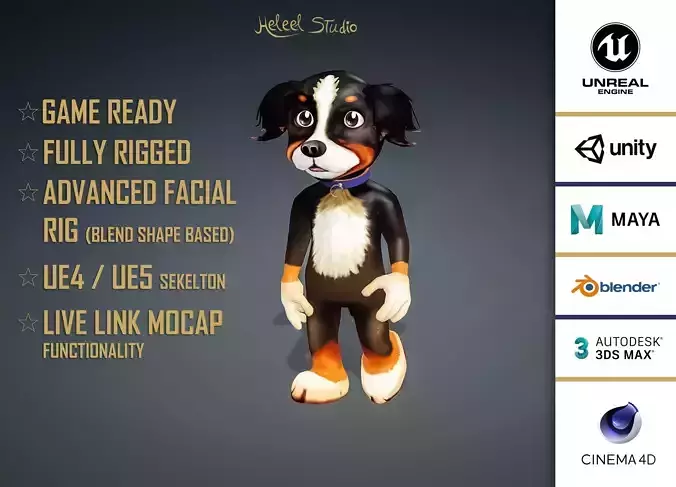 High Quality Cartoon Baby Dog