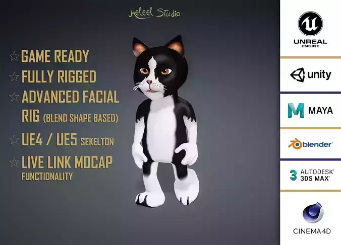 High Quality Cartoon Baby Cat