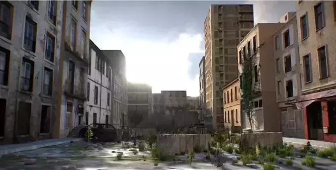 Postwar City - Exterior Scene