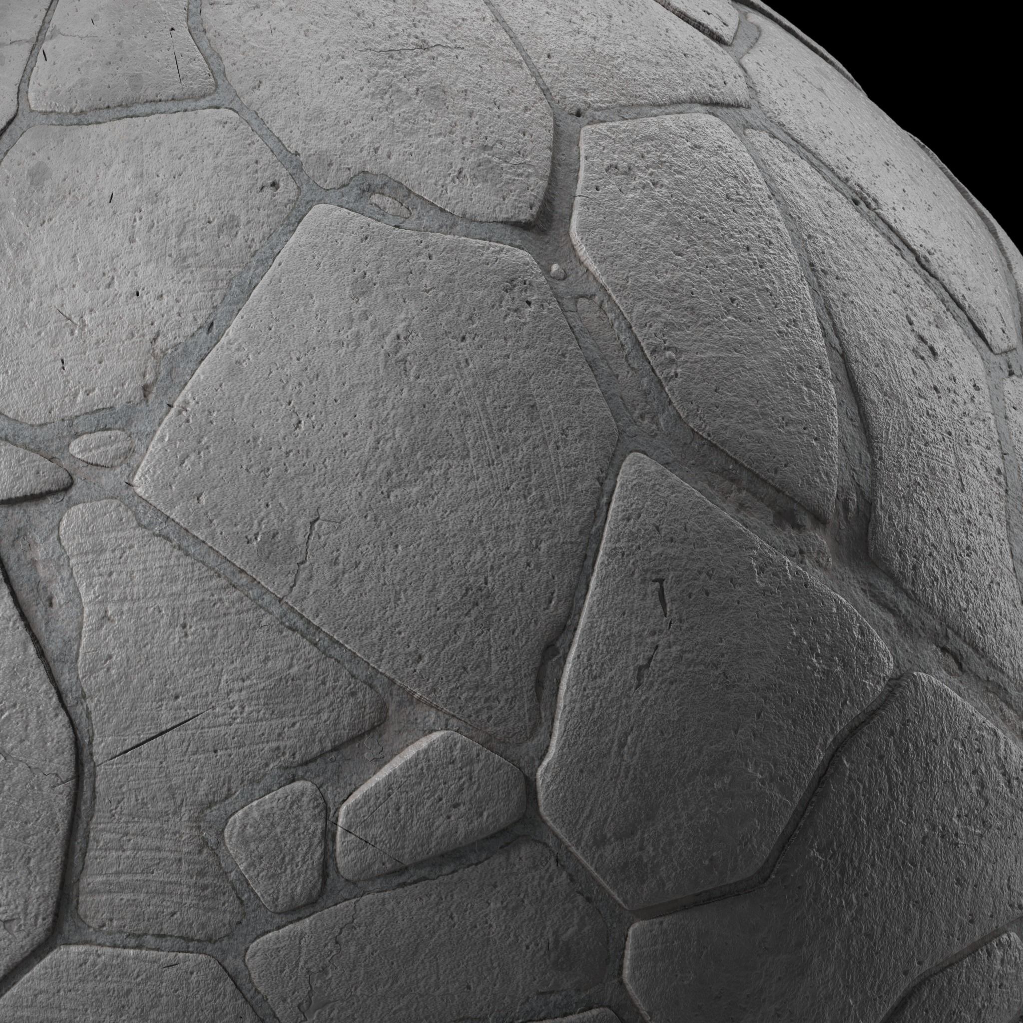 Pavement Materials 106- Concrete Paving -Sbsar Pbr 4k Seamless Texture_2