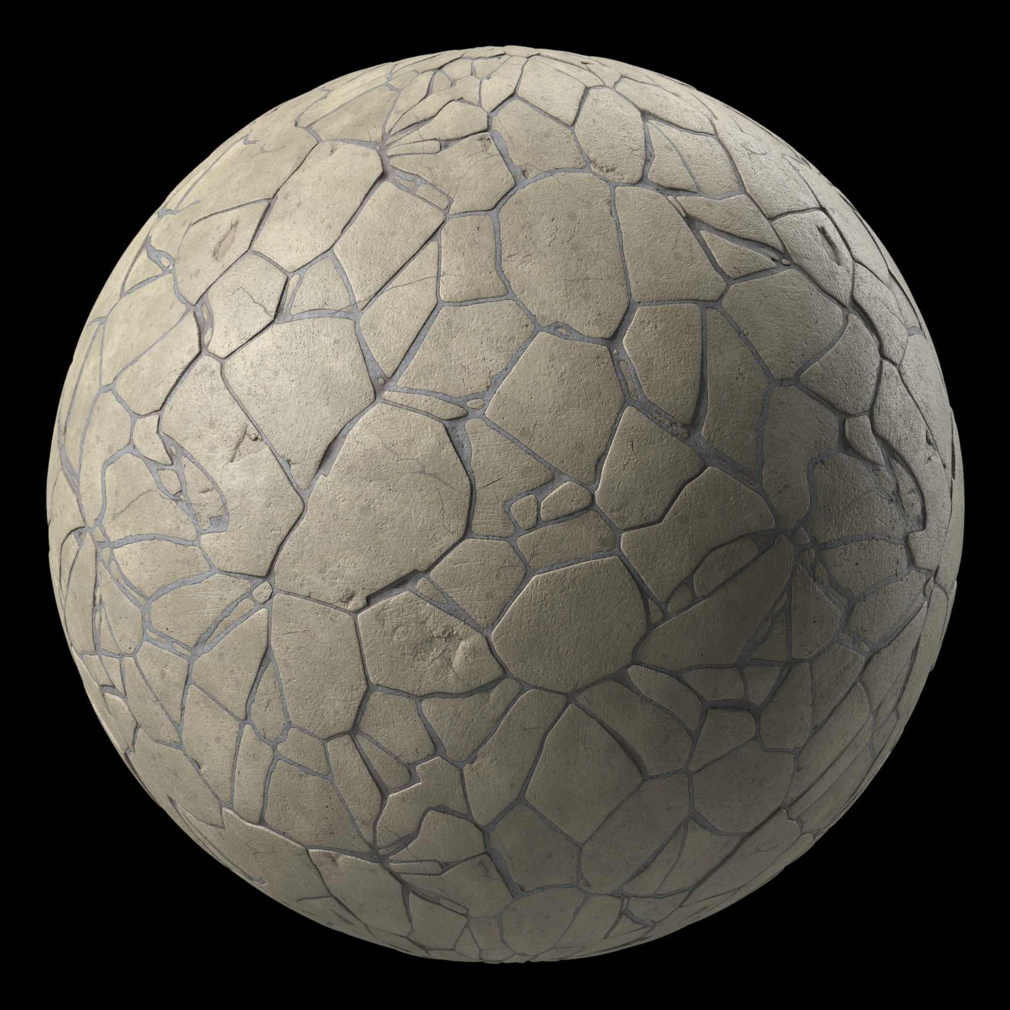 Pavement Materials 106- Concrete Paving -Sbsar Pbr 4k Seamless Texture_4
