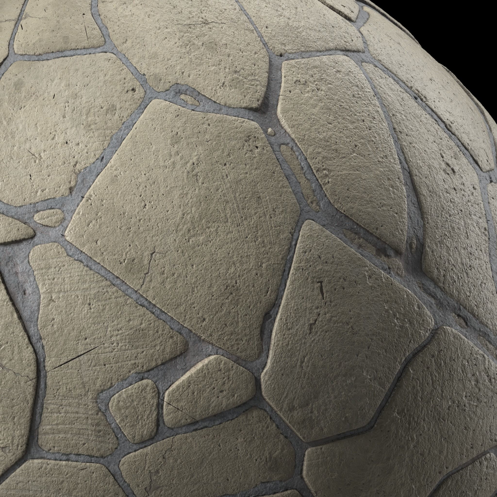 Pavement Materials 106- Concrete Paving -Sbsar Pbr 4k Seamless Texture_5