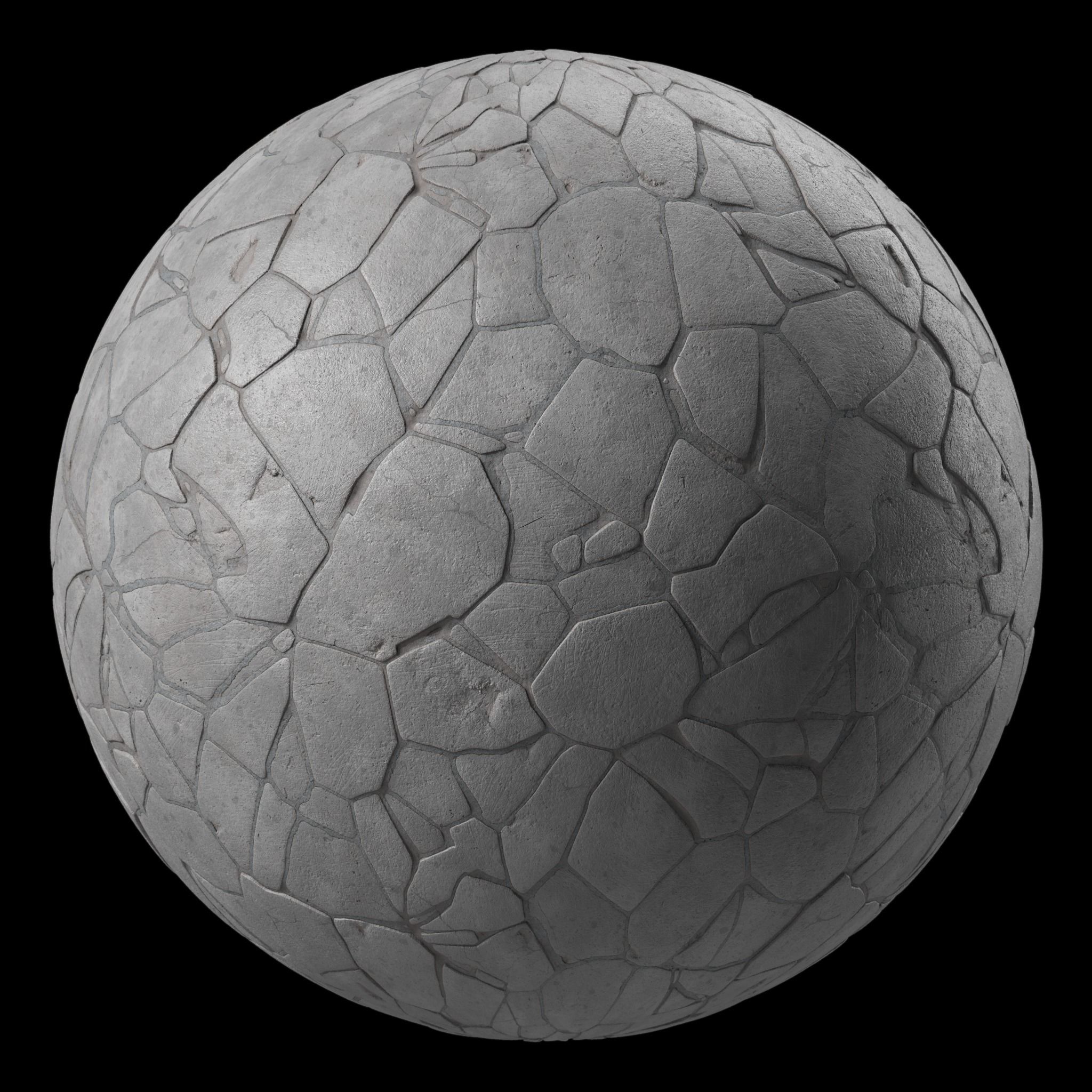 Pavement Materials 106- Concrete Paving -Sbsar Pbr 4k Seamless Texture_1