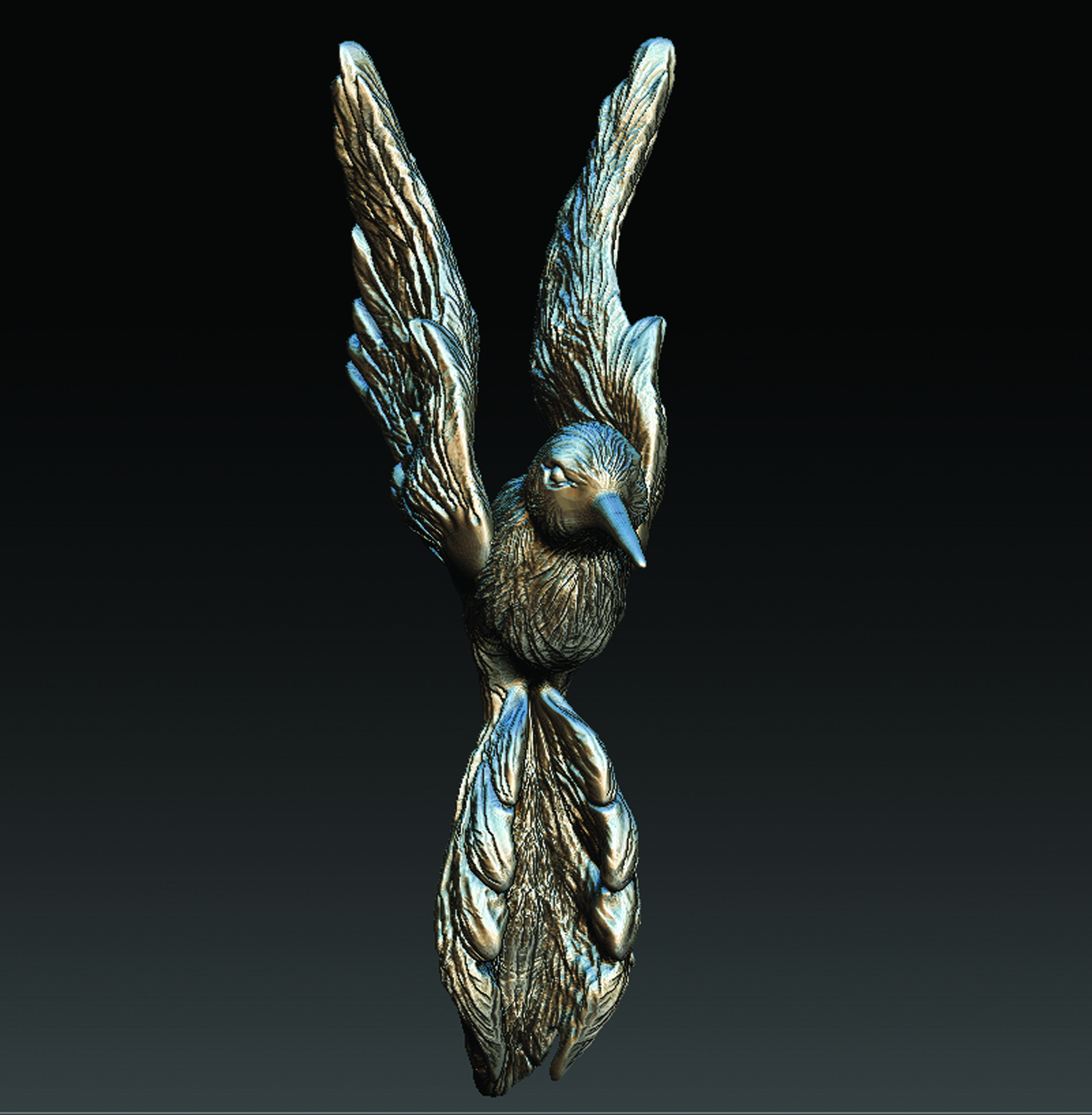BIRD JEWELRY 3D print model_1