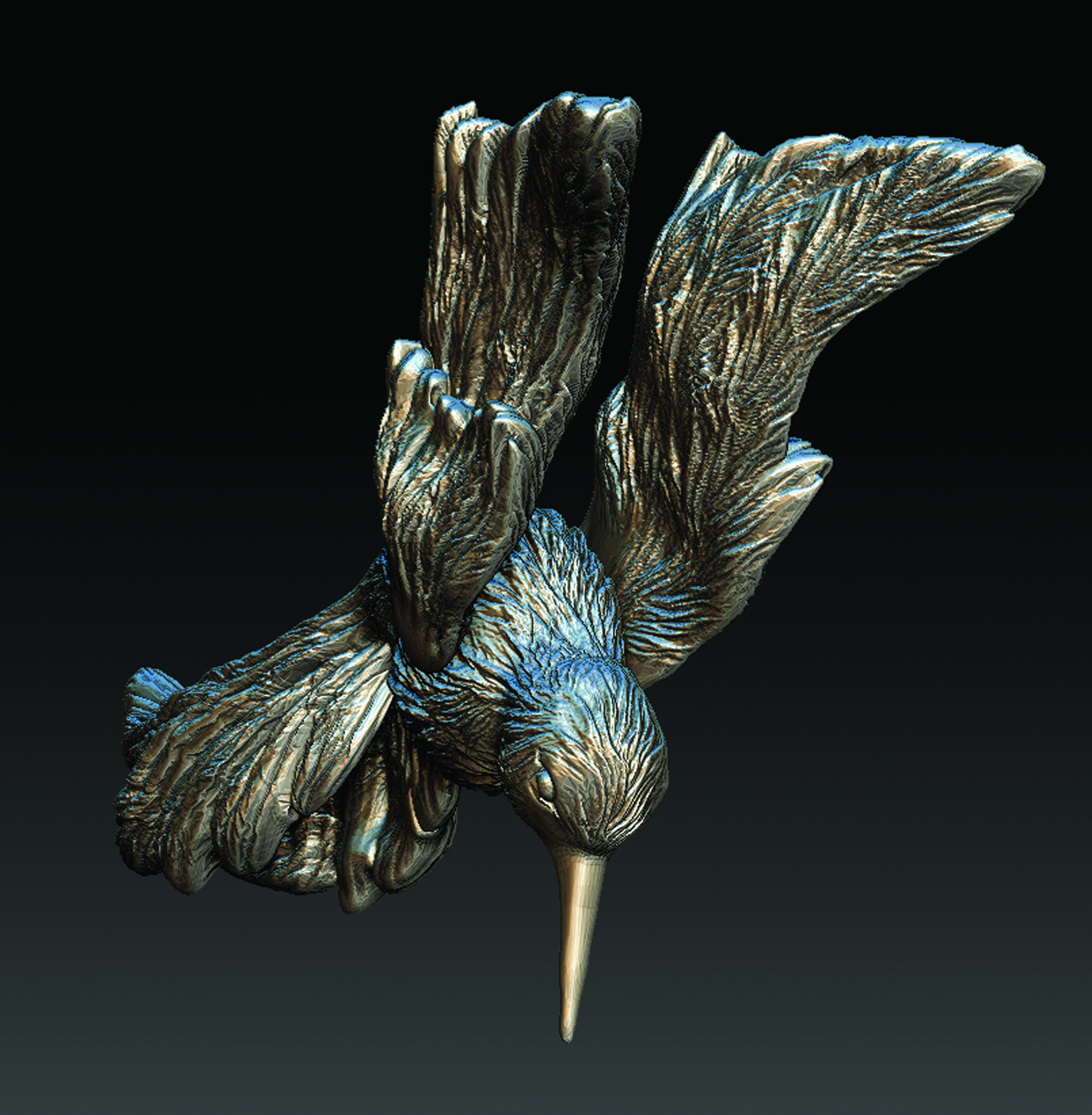 BIRD JEWELRY 3D print model_2