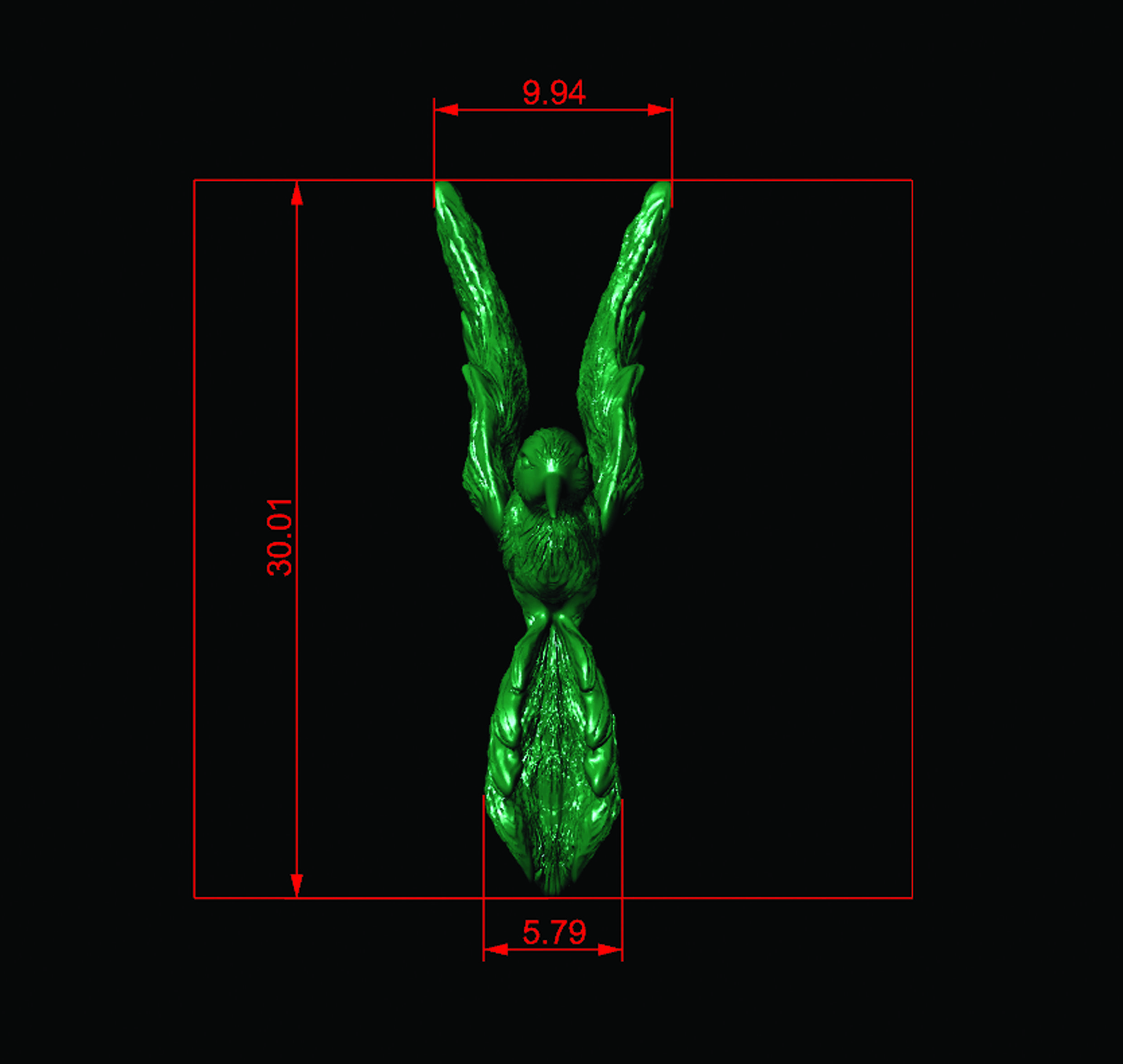 BIRD JEWELRY 3D print model_40