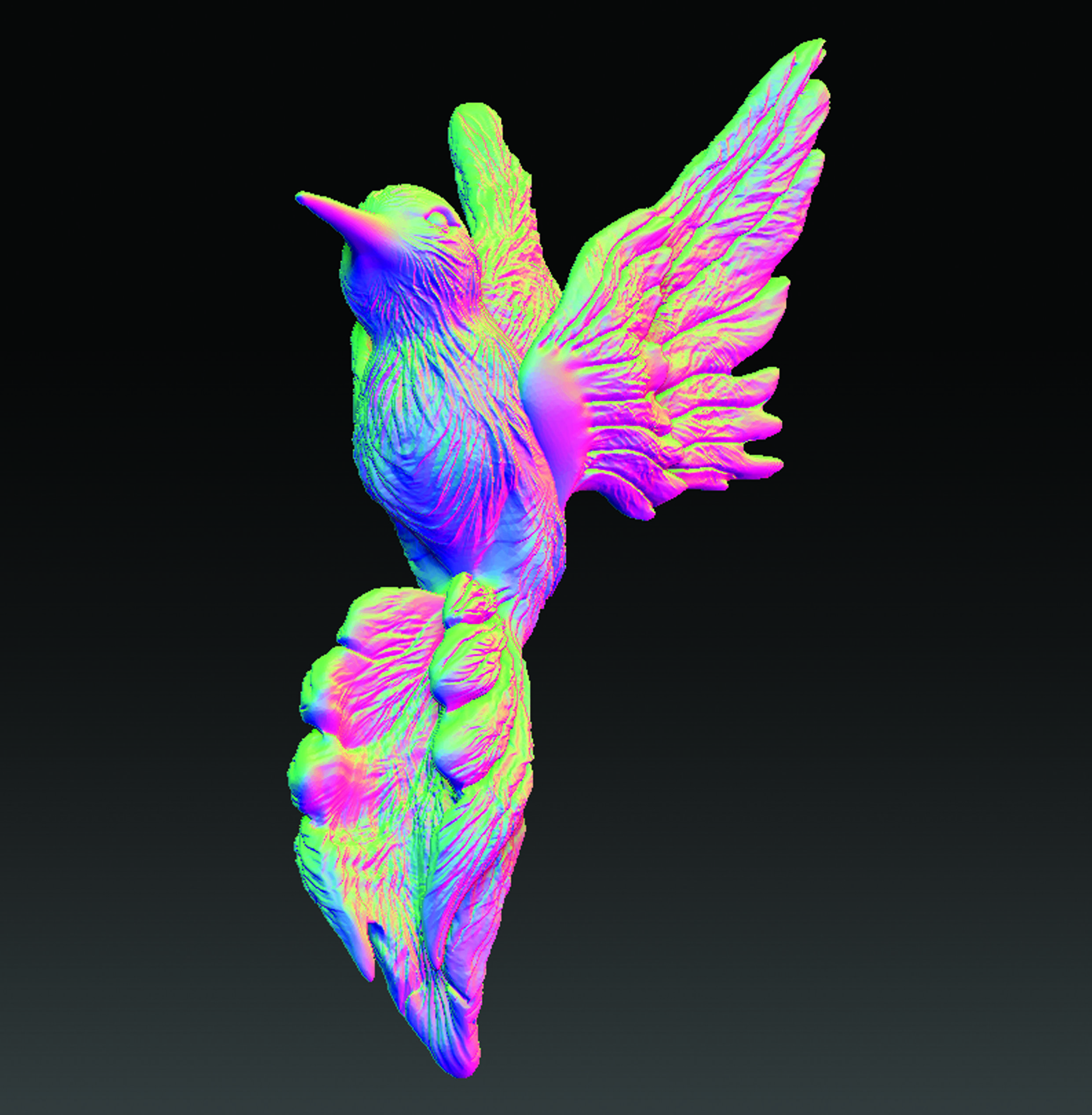 BIRD JEWELRY 3D print model_16