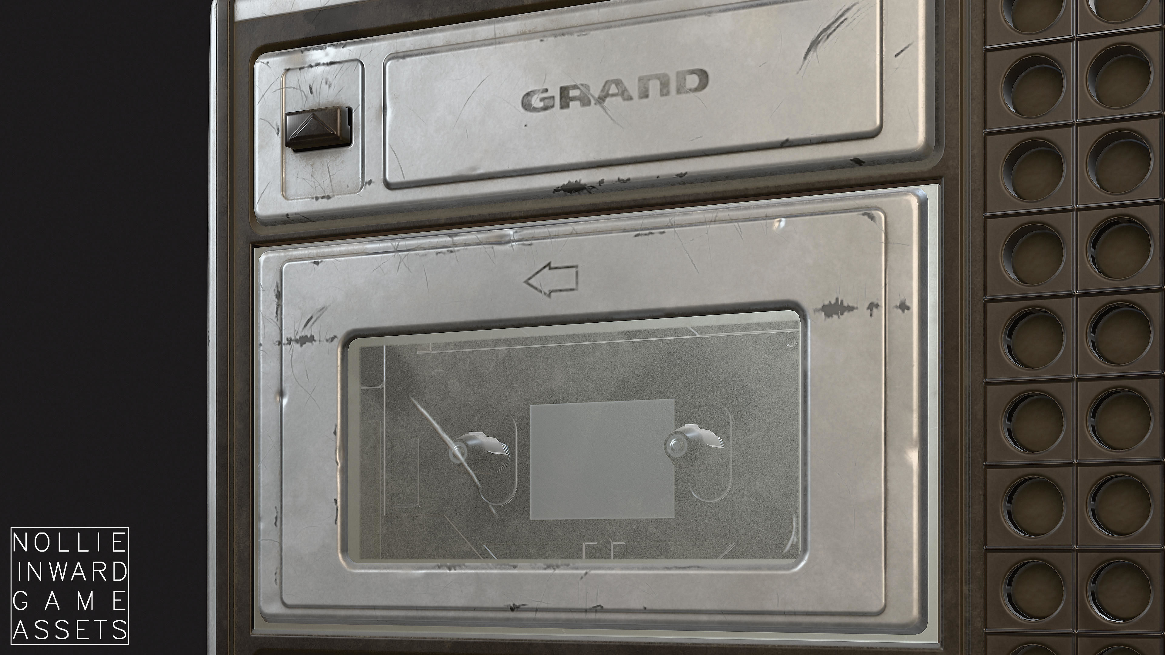 Vintage Radio Grand Clean and Dirty - Game Ready Hero Props 3D Model Collection_34