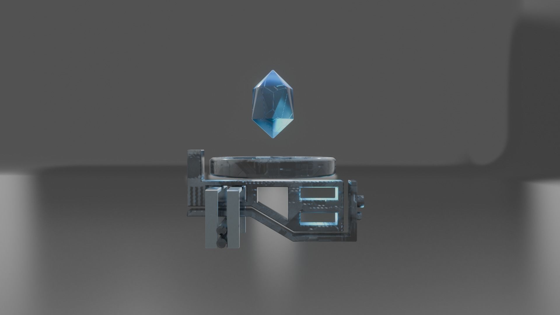 Home appliances robot Low-poly 3D model_14