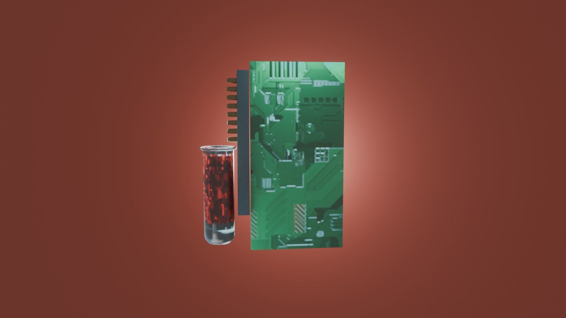 Home appliances robot Low-poly 3D model_6