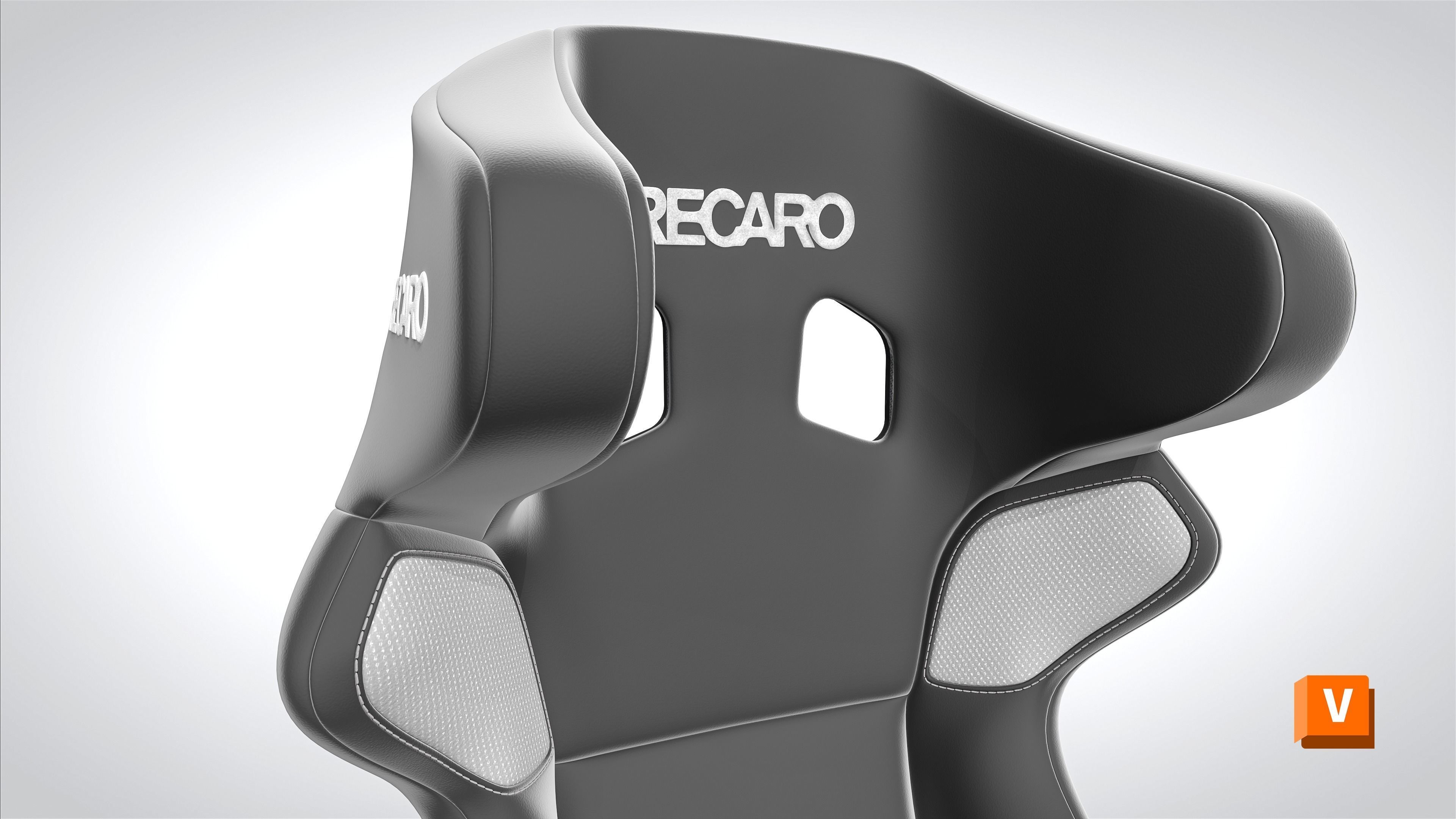 RECARO PRO RACER 3D Model Low-poly 3D model_2