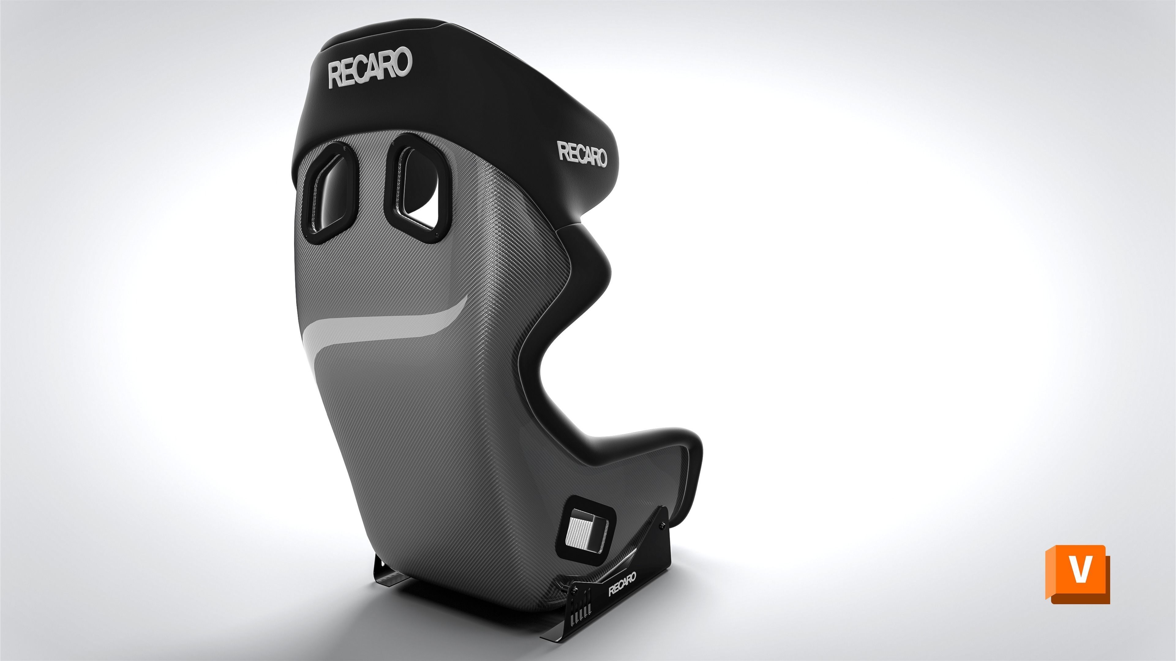 RECARO PRO RACER 3D Model Low-poly 3D model_3