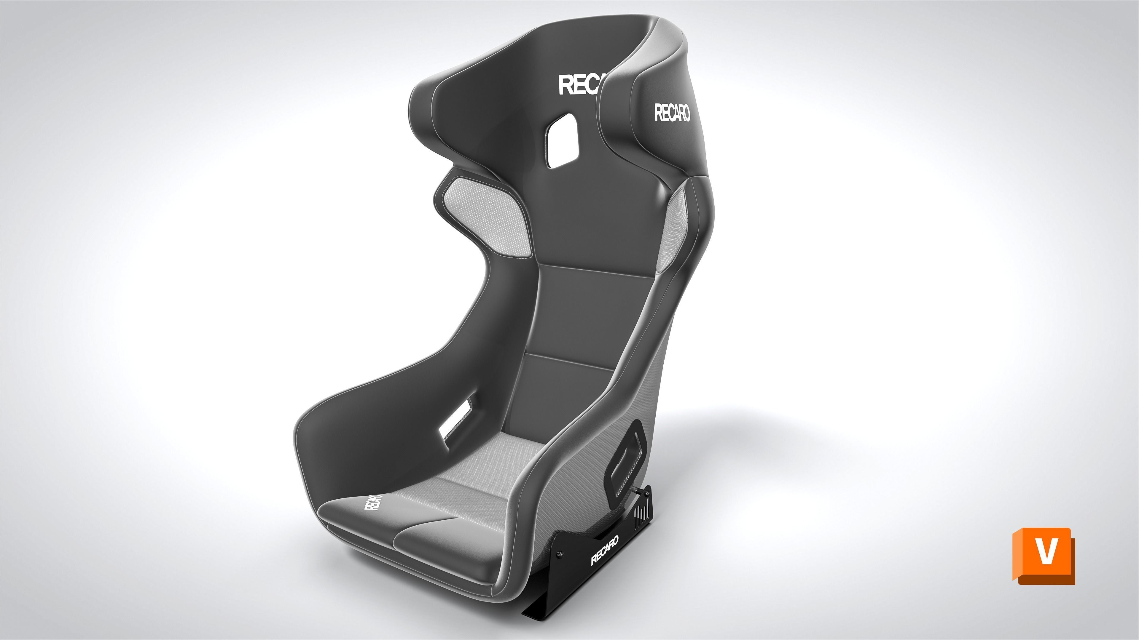 RECARO PRO RACER 3D Model Low-poly 3D model_1