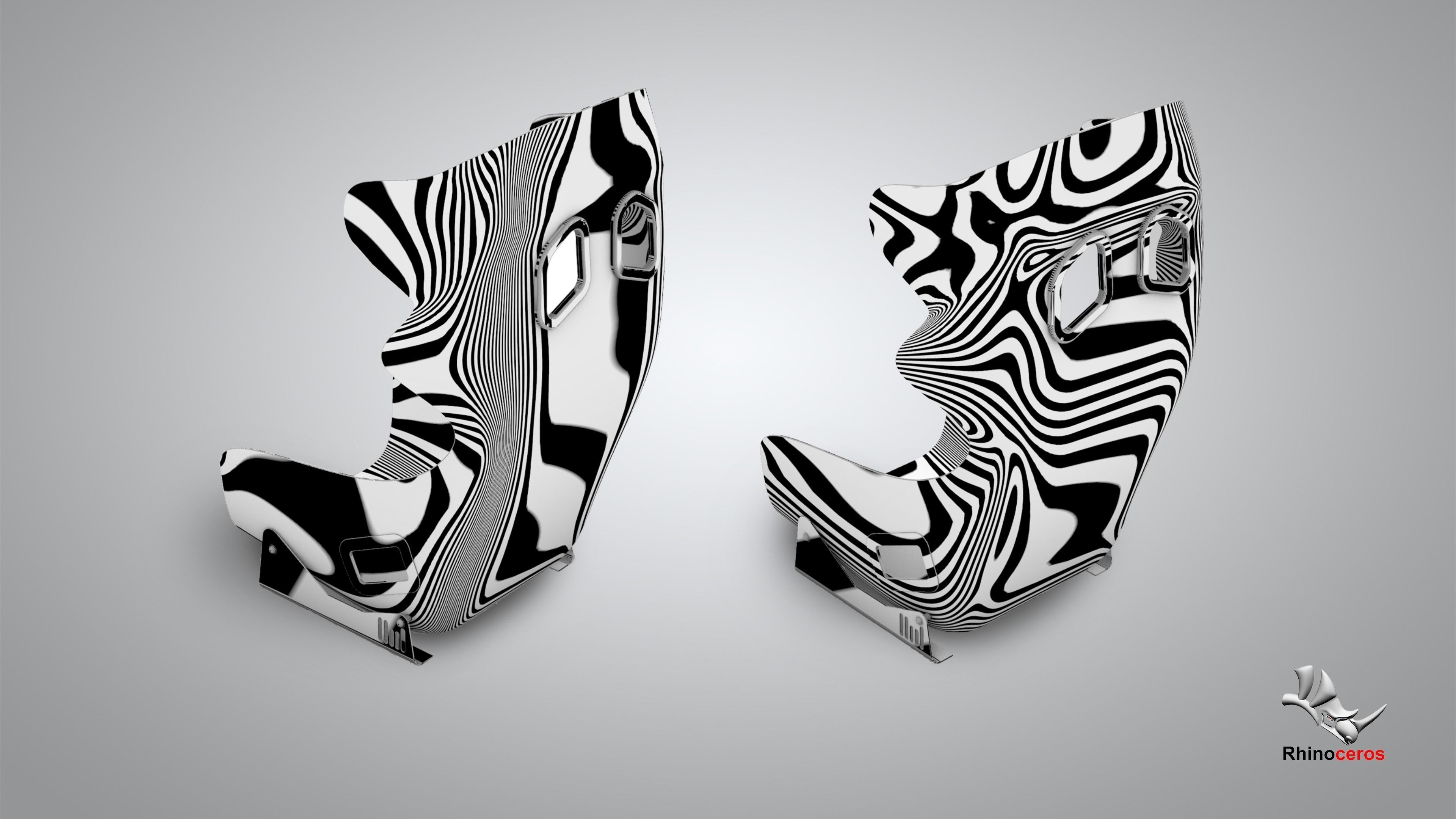 RECARO PRO RACER 3D Model Low-poly 3D model_8