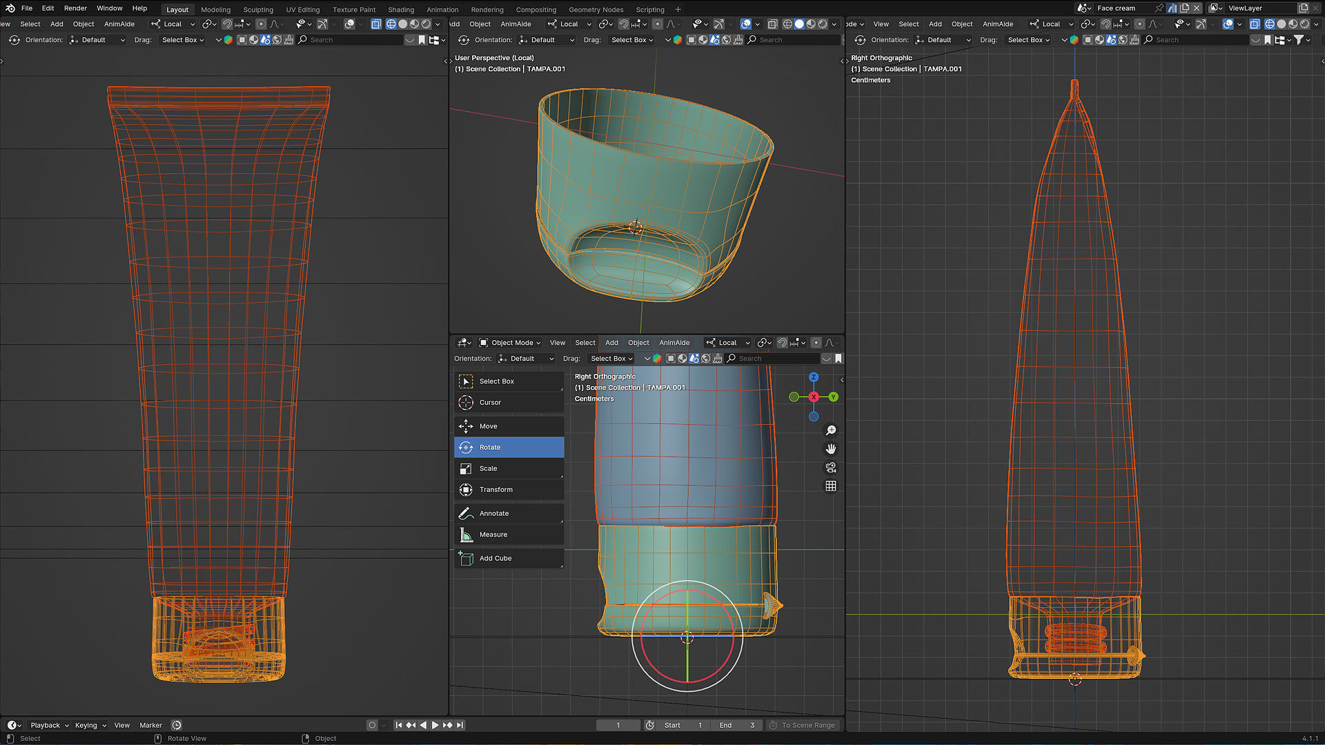 Cosmetic Bottle Product 3D model_8