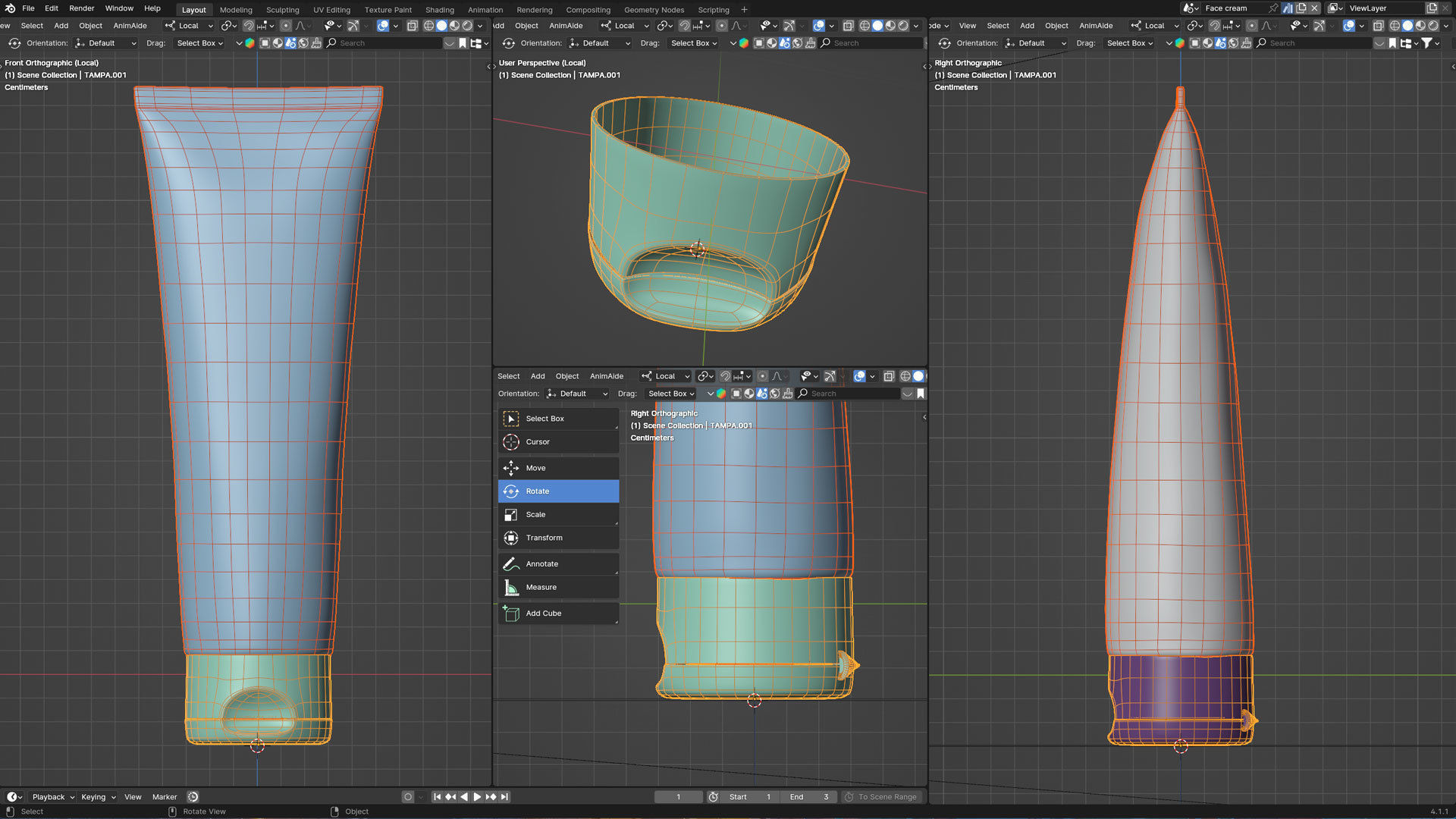 Cosmetic Bottle Product 3D model_4