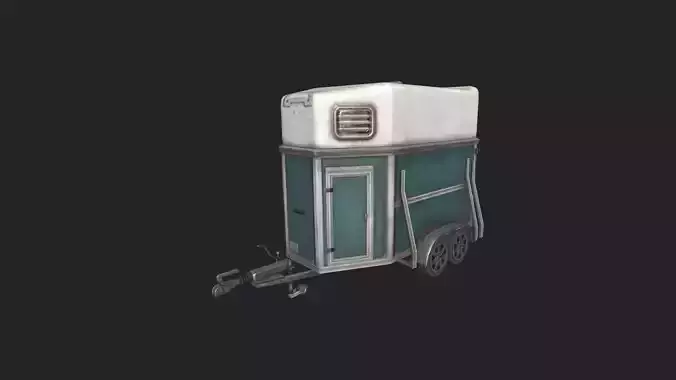 Garbage truck 3D Model 002