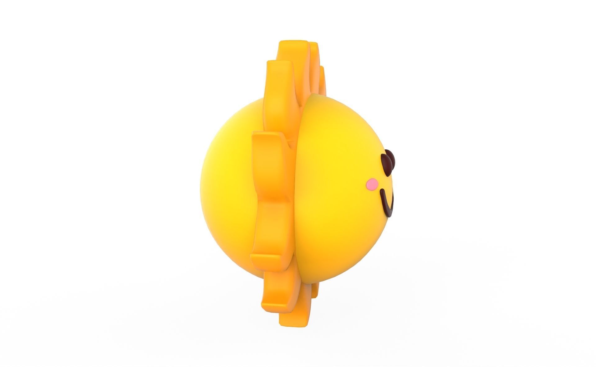 Prop101 Sun Low-poly 3D model_13