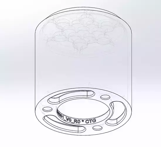 PEDESTAL TYPE-A D40 H40 F3x45deg