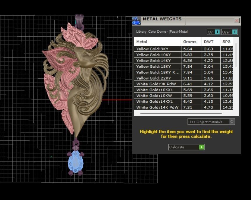 Angel Pendant 3D print model_10