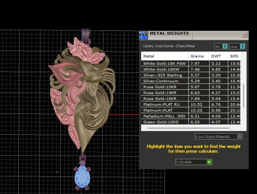 Angel Pendant 3D print model_11