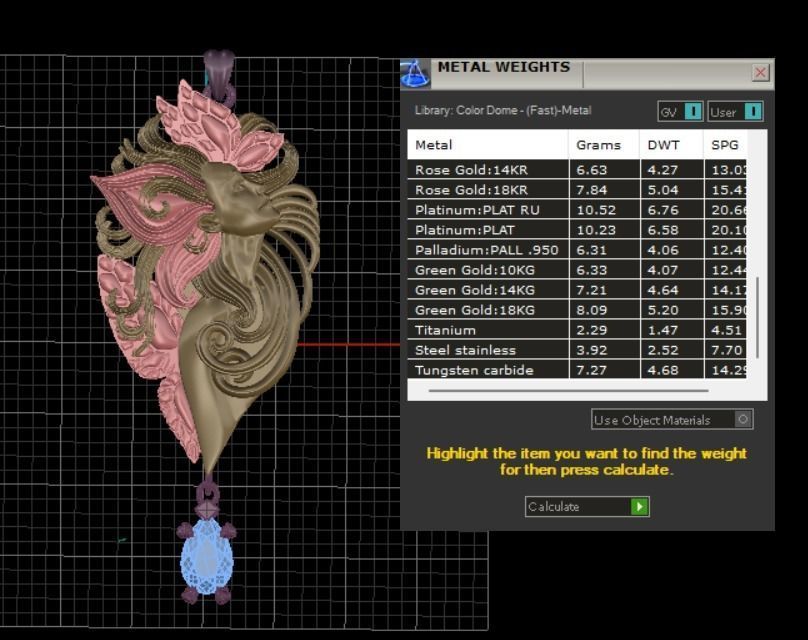 Angel Pendant 3D print model_12