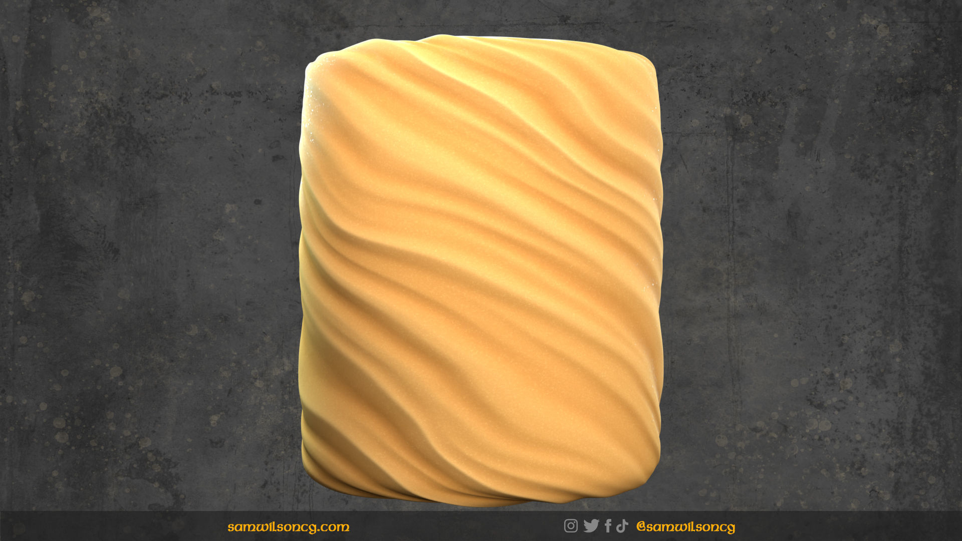 Stylized Sand Ripples - PBR Tiling Texture Texture_2