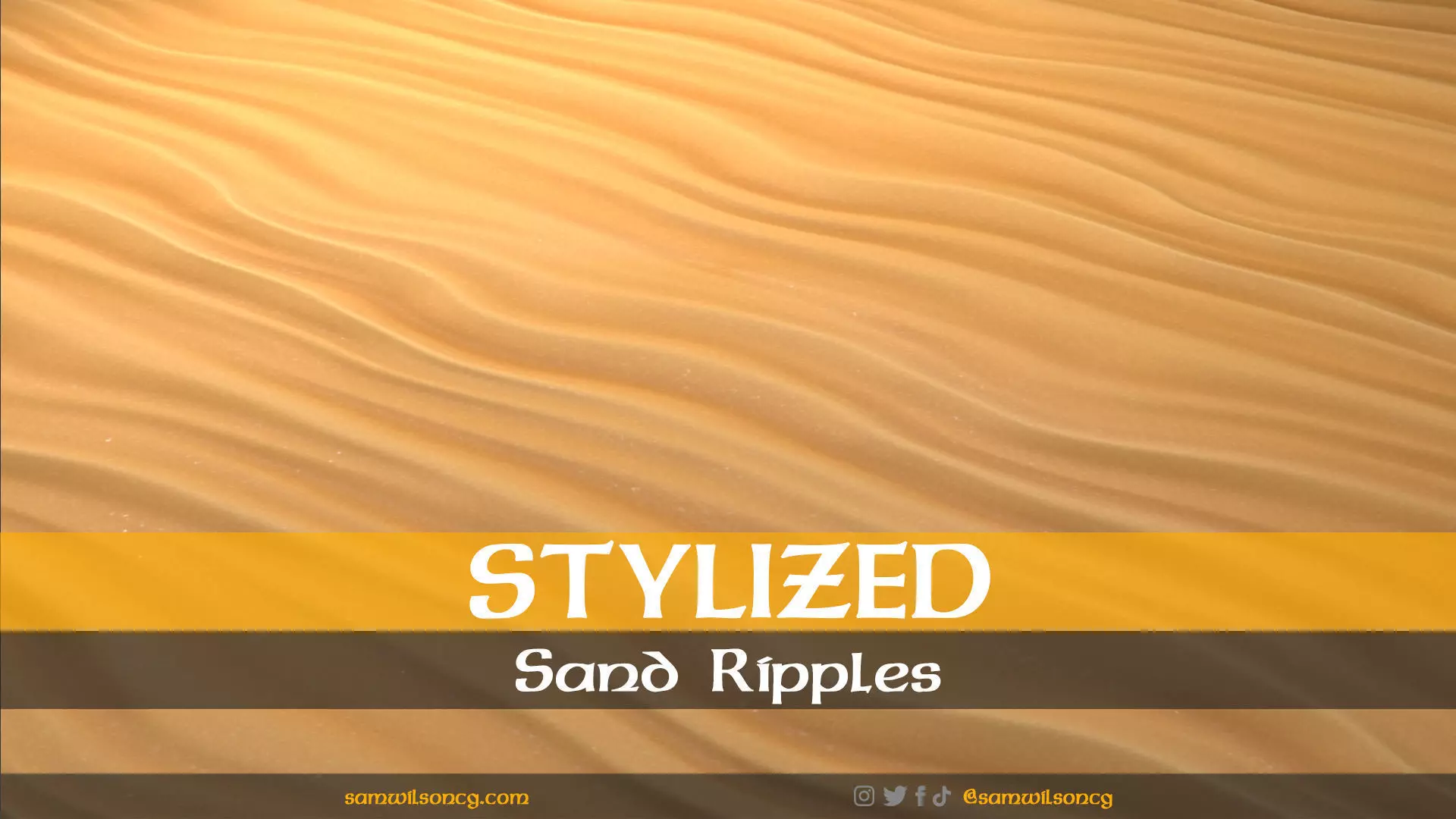 Stylized Sand Ripples - PBR Tiling Texture Texture_0