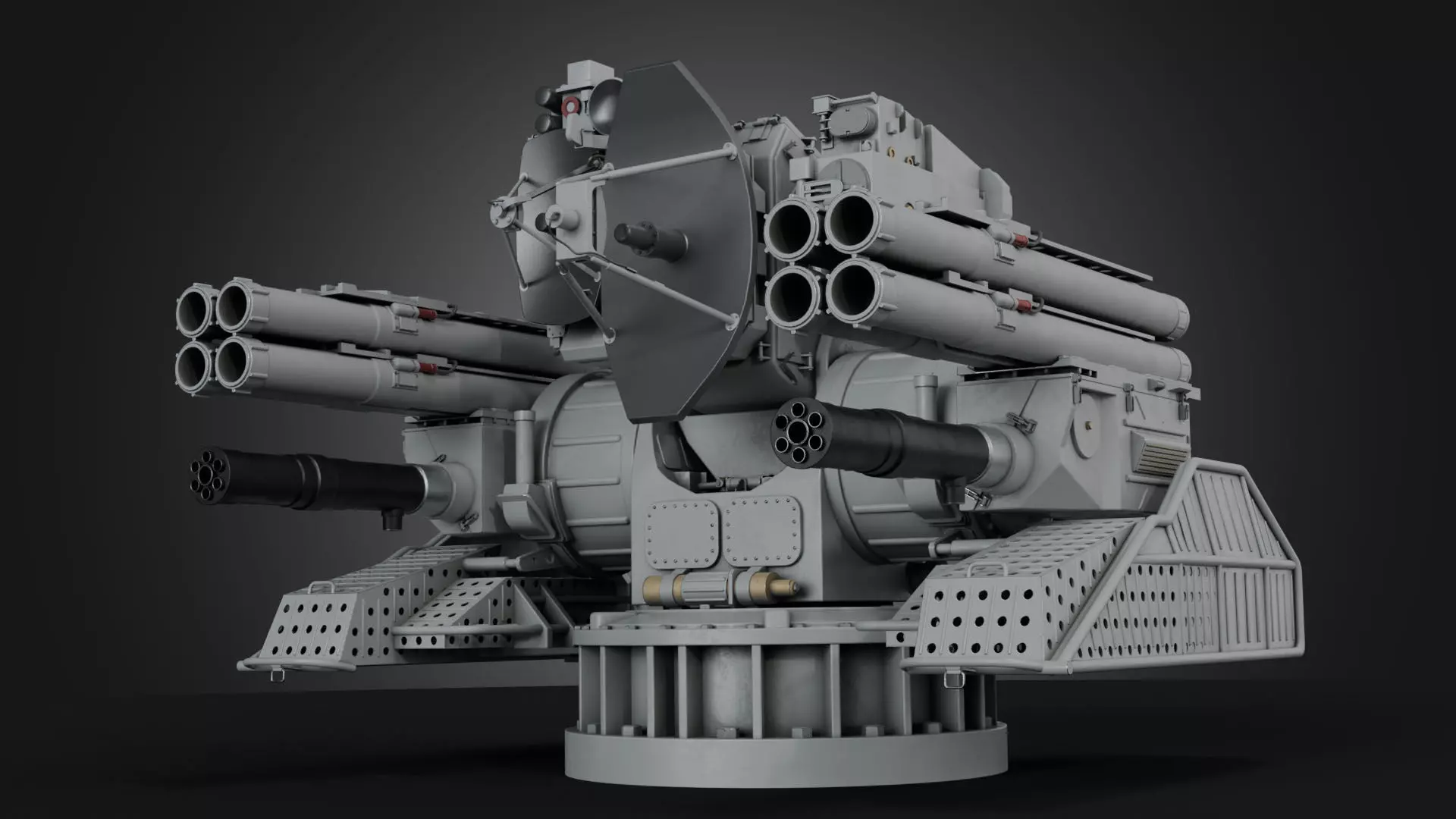 Kashtan CIWS High Detail 3D model
