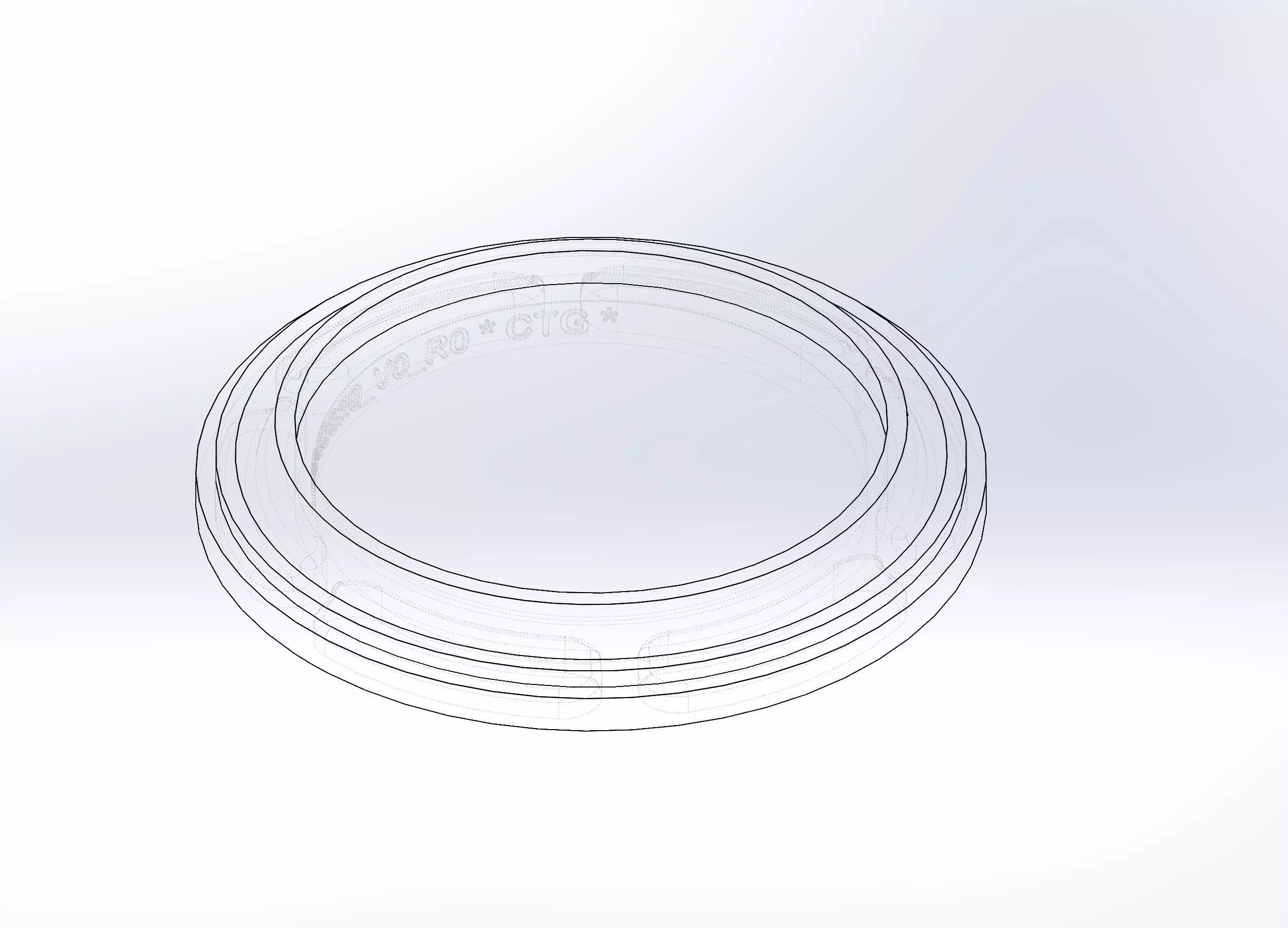 Base for Type-A Pedestal d80 D60 H10 hs4 3D print model_0