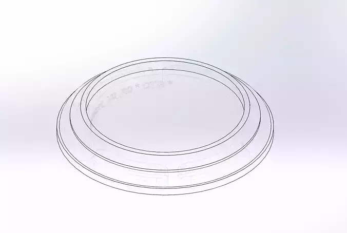 Base for Type-A Pedestal d80 D60 H12 hs4 3D print model