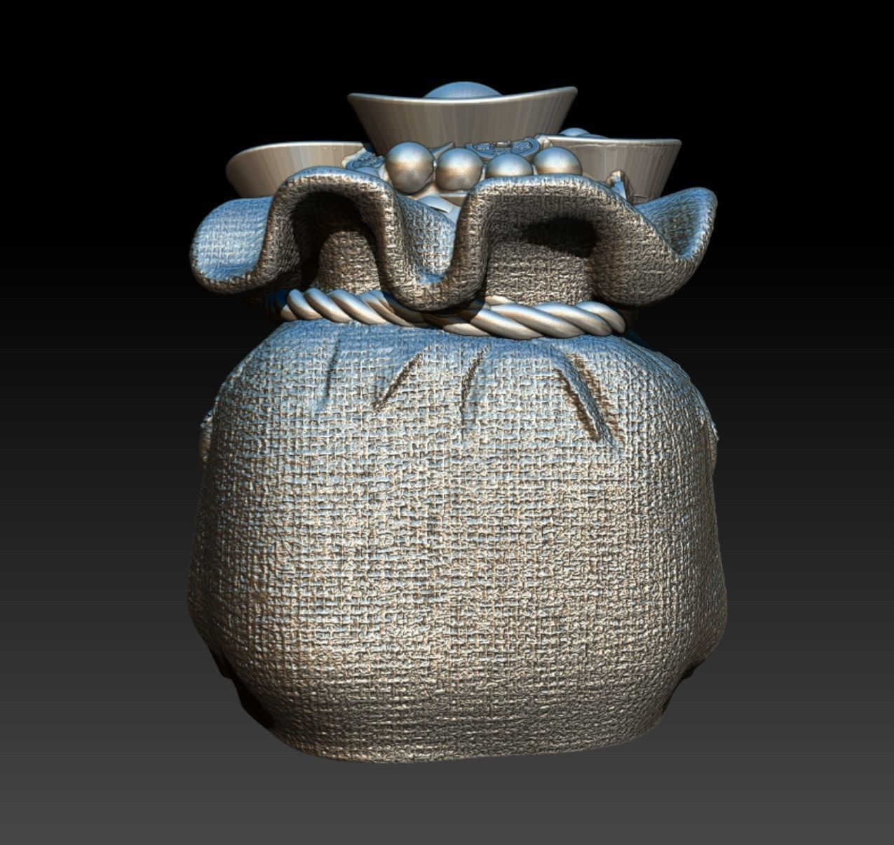 CHINESE LUCKY POCKET MONEY 3D print model_6