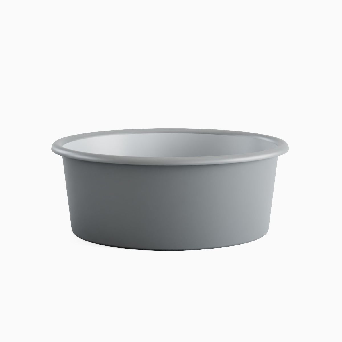 Simple Plastic Wash Basin 07 Low-poly 3D model_1