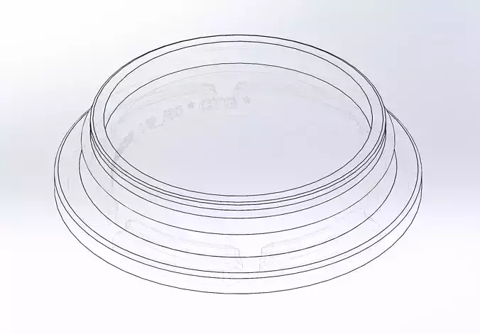 Base for Type-A Pedestal d82 D60 H19 hs6 3D print model