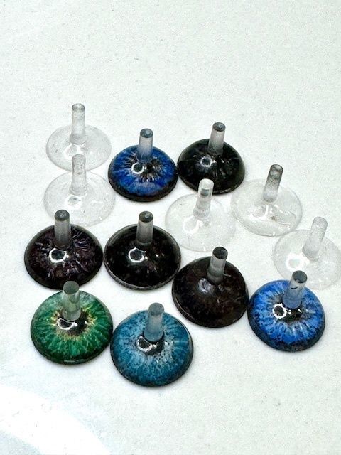 Mold for making cornea button of ocular prosthesis 5pcs version 3D print model_5