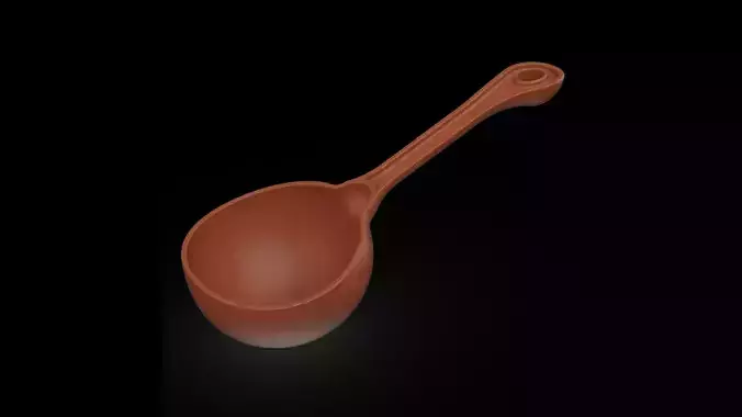 Ladle Spoon 3D print model