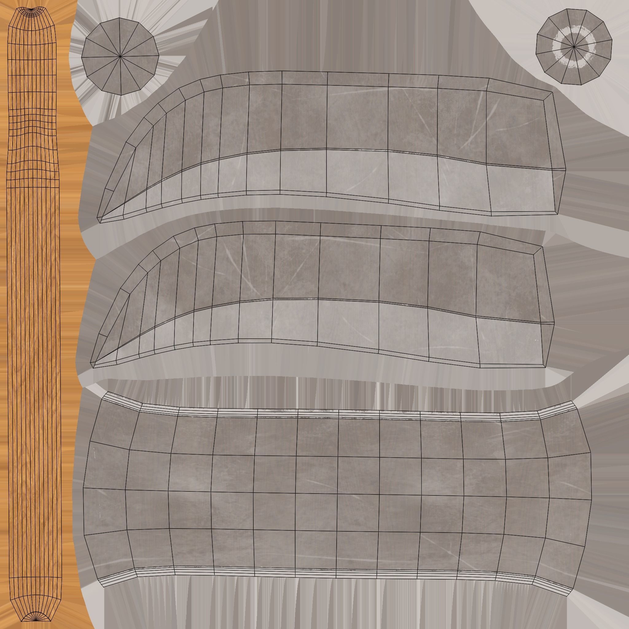 Prop102 Sickle Low-poly 3D model_5