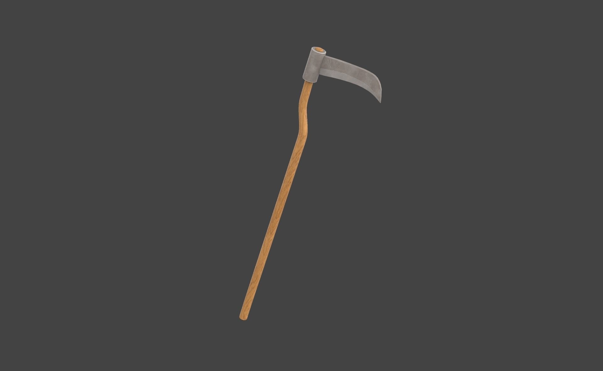Prop102 Sickle Low-poly 3D model_3