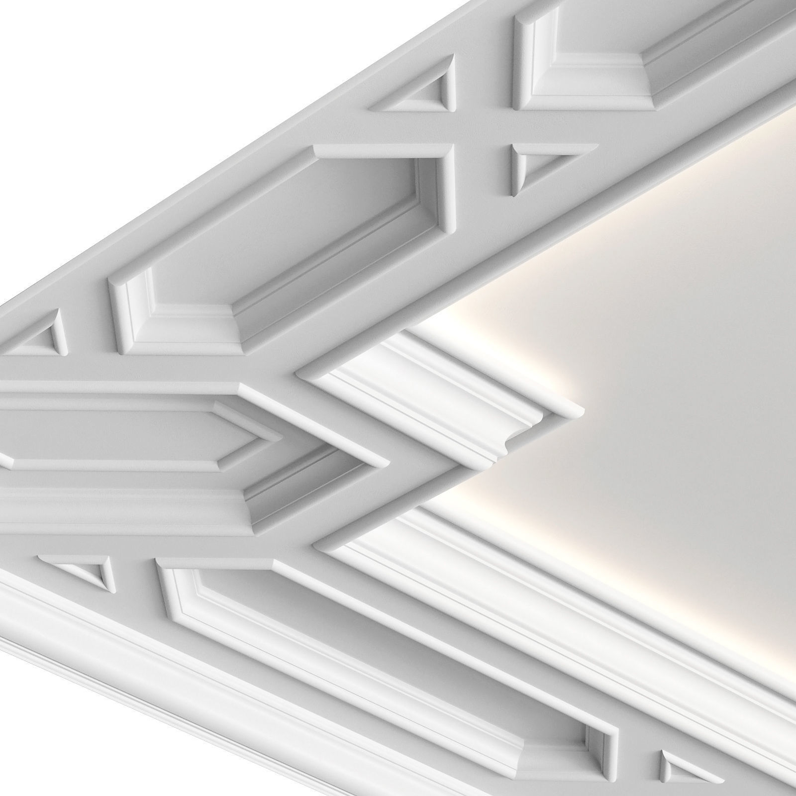 Classic ceiling RJ Easy Design 04 3D model_2