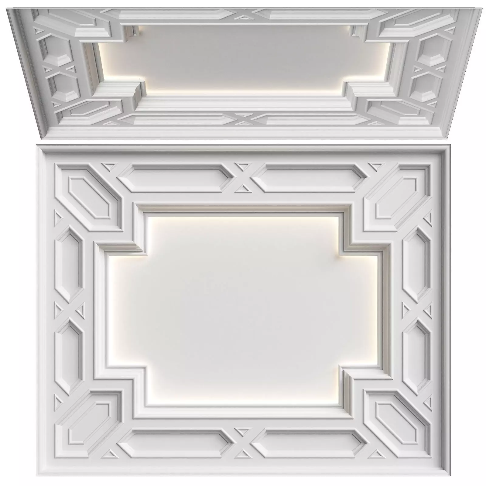 Classic ceiling RJ Easy Design 04 3D model_0