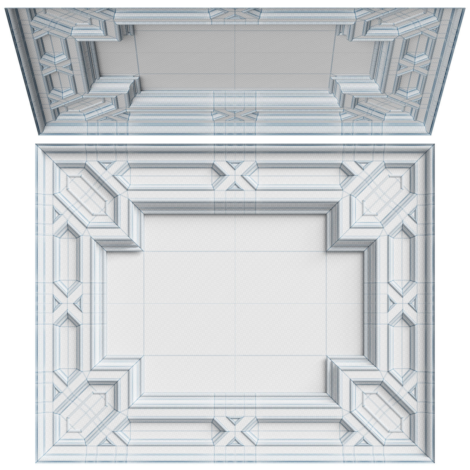 Classic ceiling RJ Easy Design 04 3D model_3