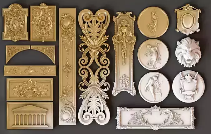 ARCHITECTURAL DECORATION - 3D model 3D print model