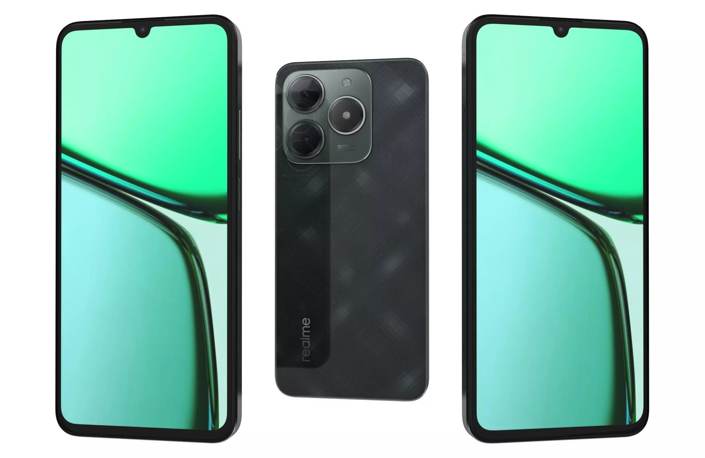 Realme C61 Dark Green Malaysia 3D model