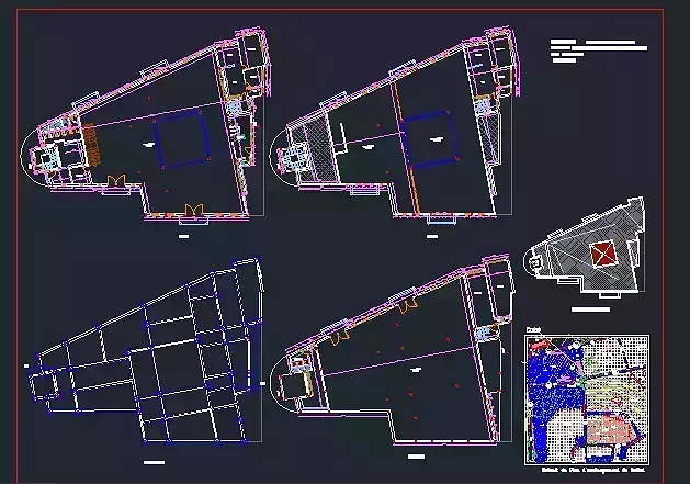 Mosque plan AutoCAD DWG