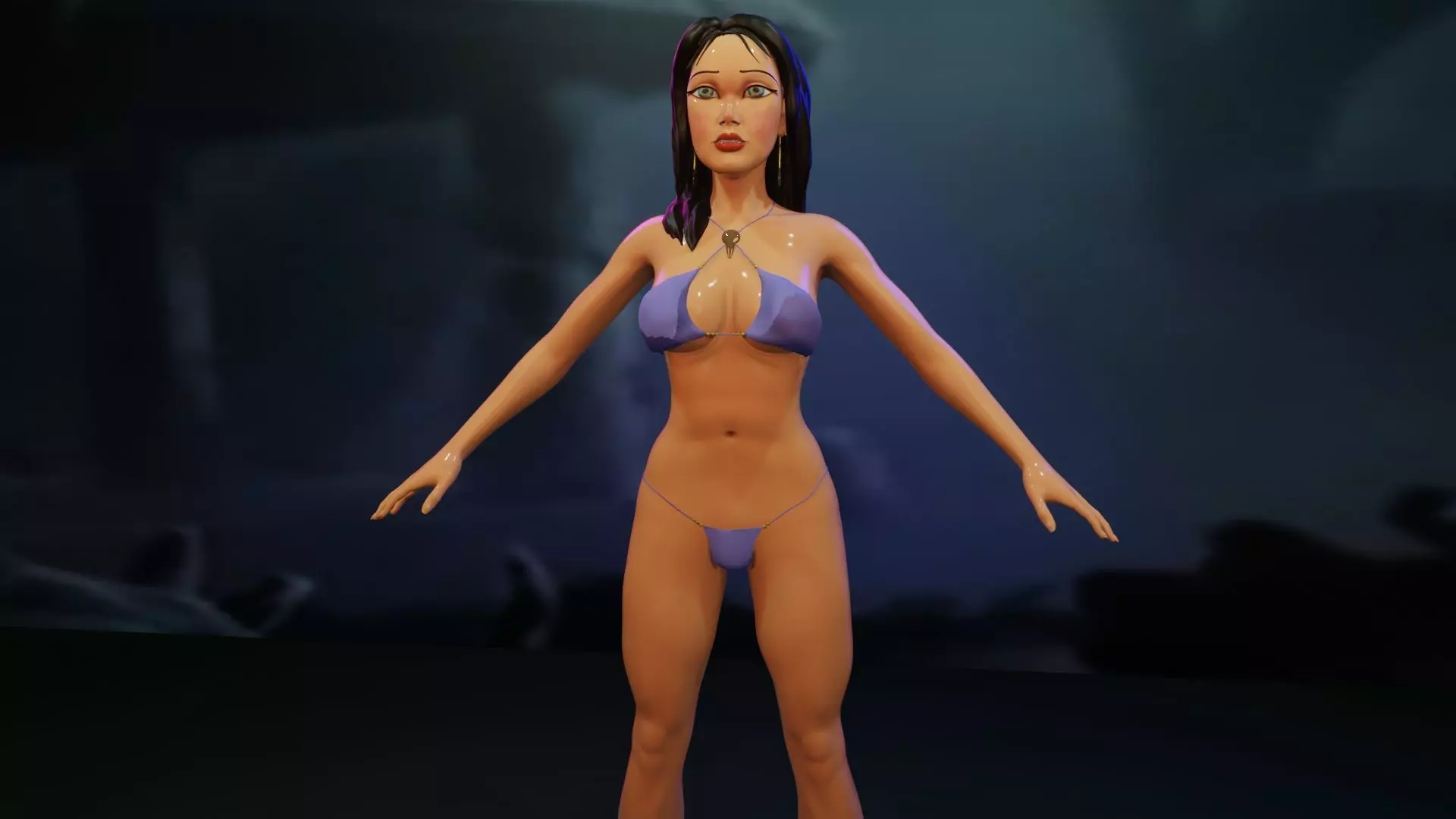 Princess Teegra 3D model_0