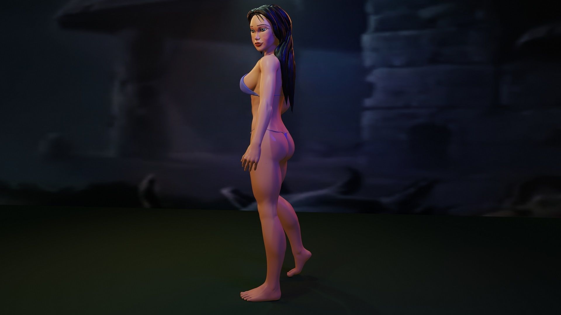 Princess Teegra 3D model_2