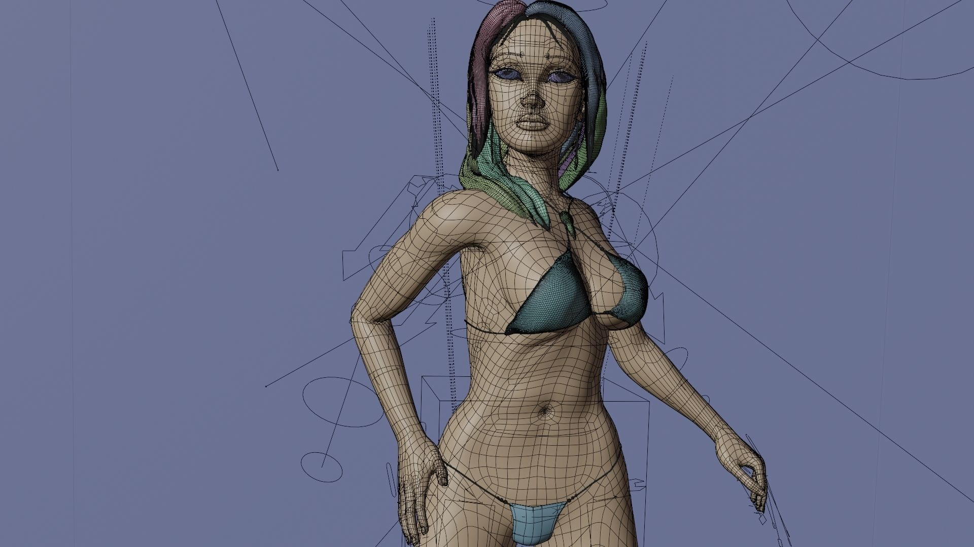 Princess Teegra 3D model_7