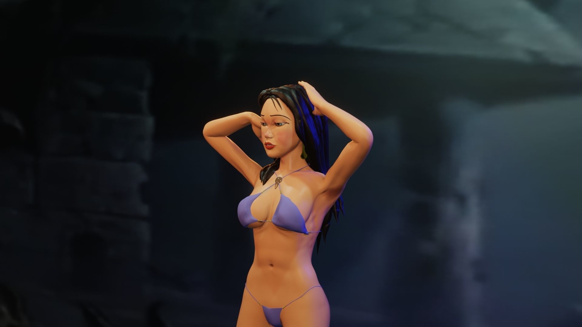 Princess Teegra 3D model_4