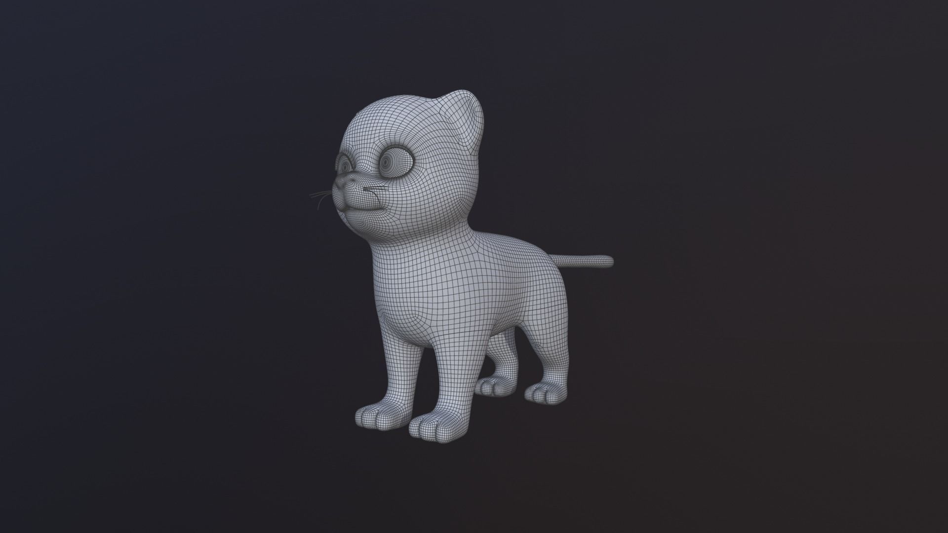 Asset - Cartoons - Animal - Tiger Rigged 3D model 3D model_17