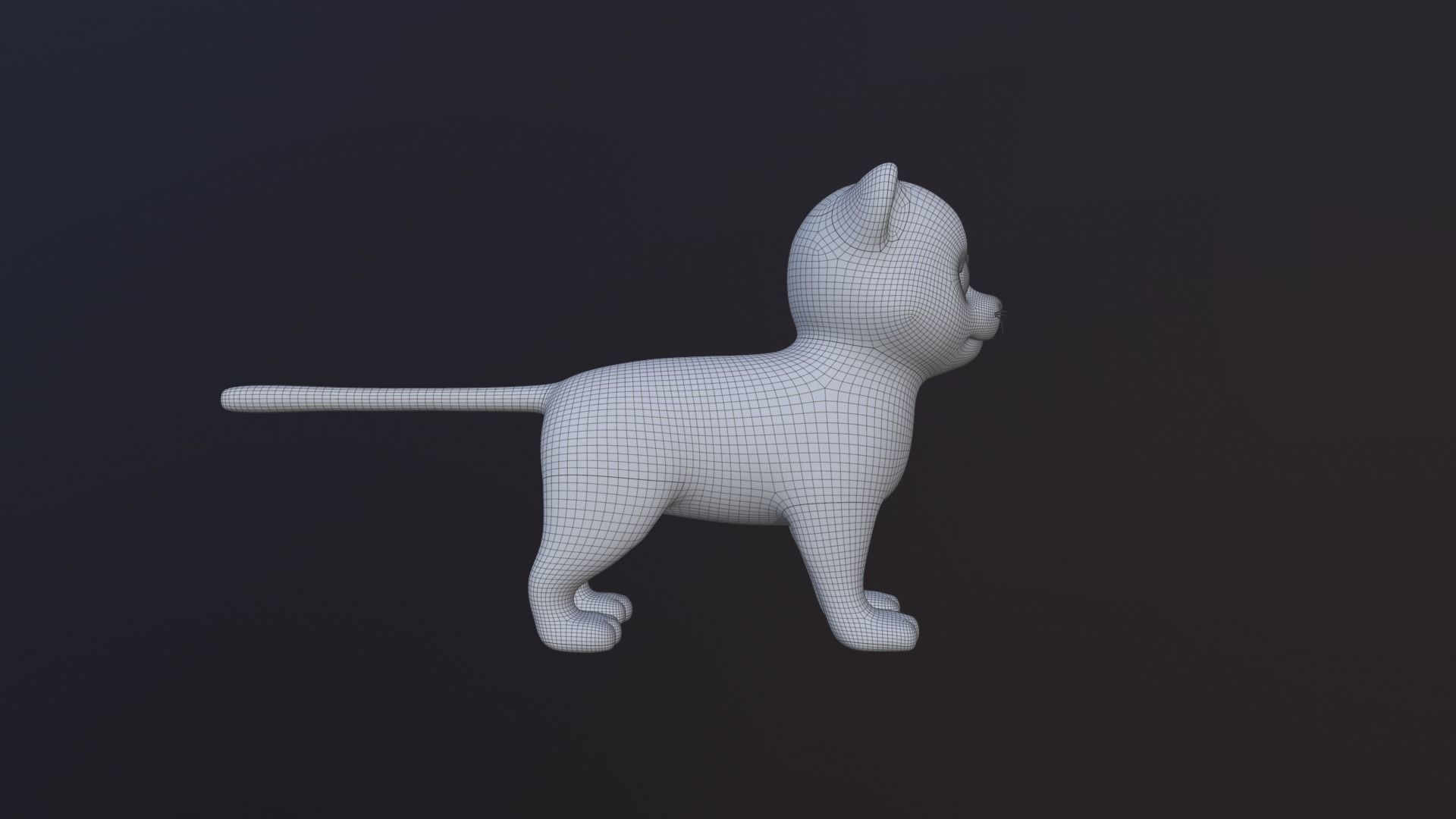 Asset - Cartoons - Animal - Tiger Rigged 3D model 3D model_13